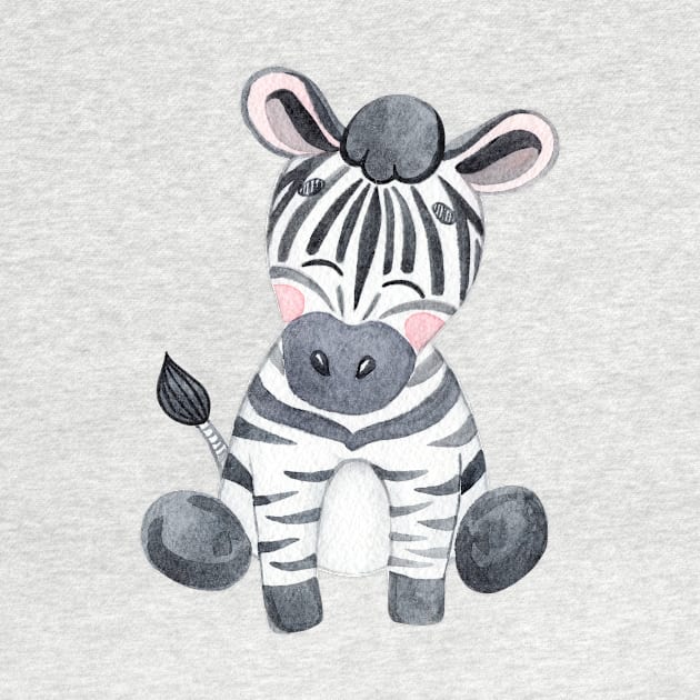 Cute zebra by DreamLoudArt